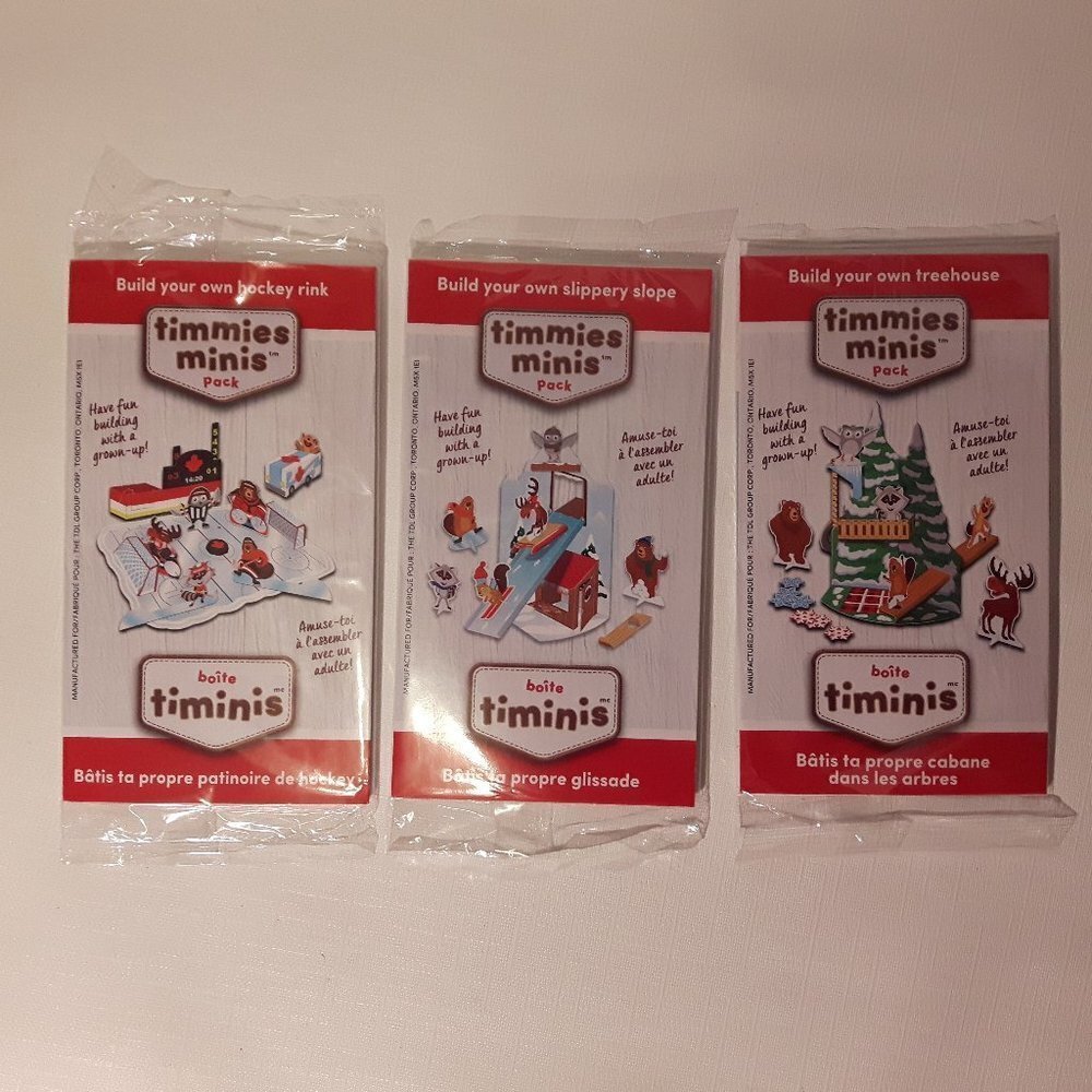 Tim Hortons Timmies Minis Pack LOT Tim Horton's